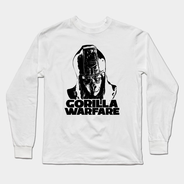 Planet of the Apes - Gorilla warfare Long Sleeve T-Shirt by KERZILLA